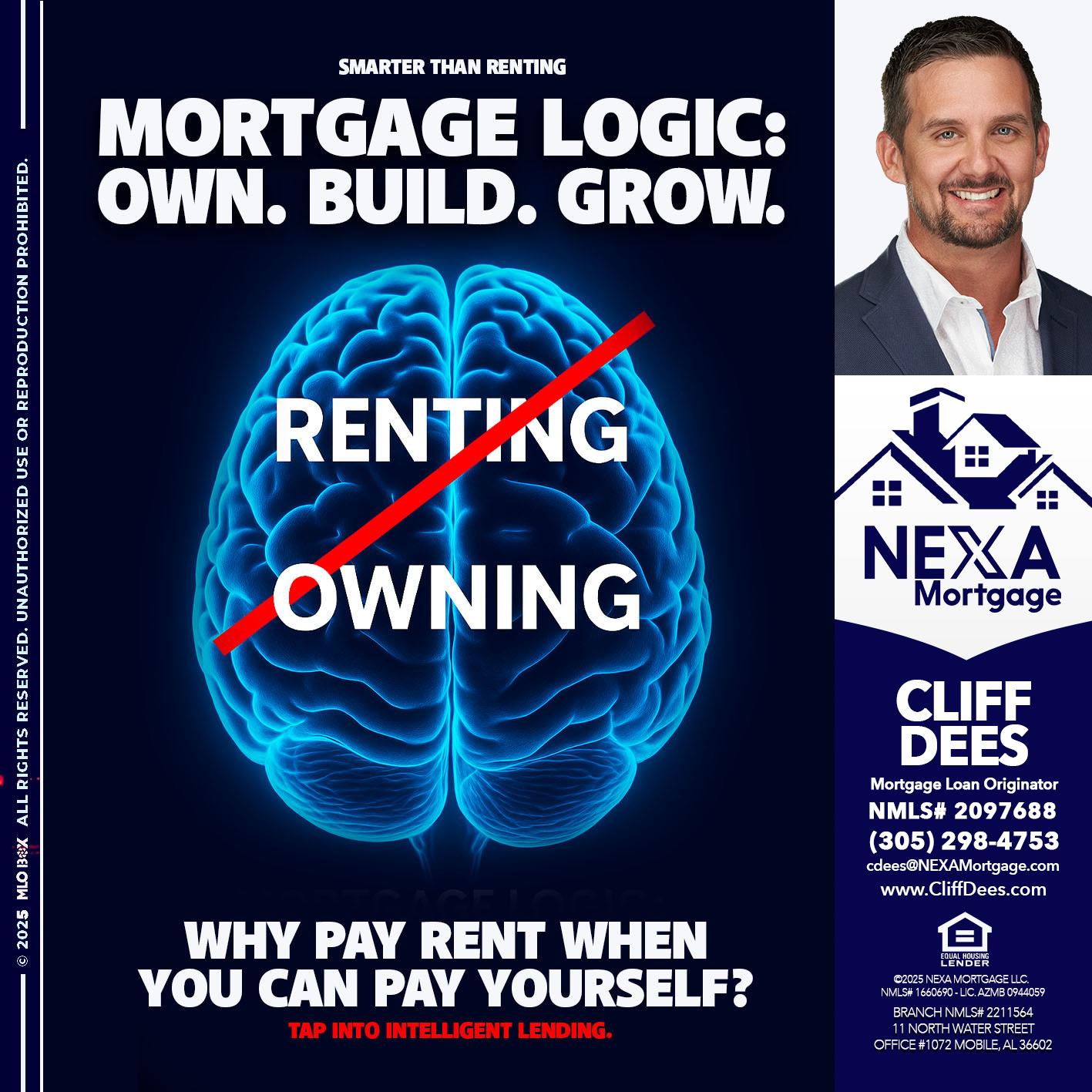 mortgage logic - Cliff Dees -Mortgage Loan Originator