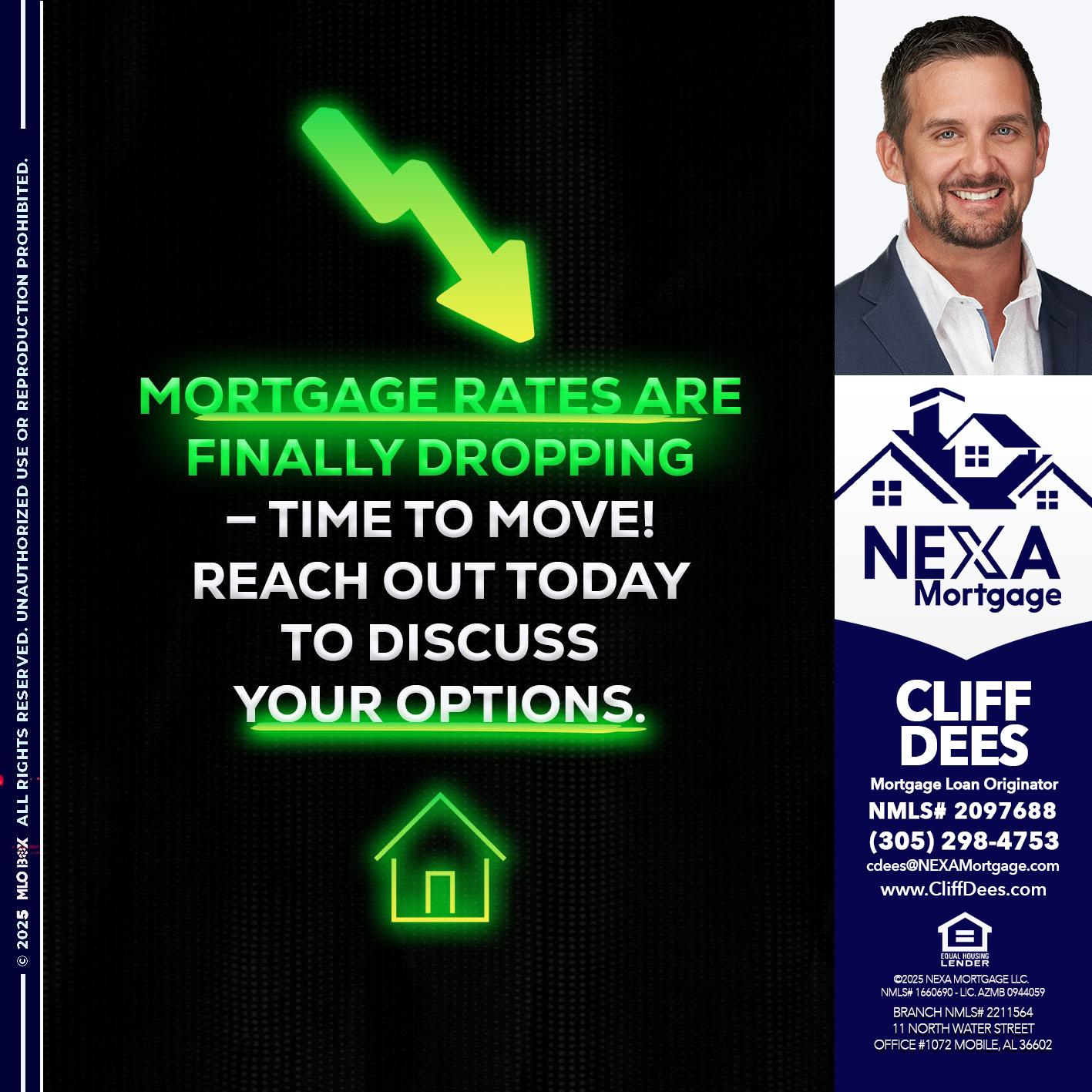 MORTGAGE RATES - Cliff Dees -Mortgage Loan Originator