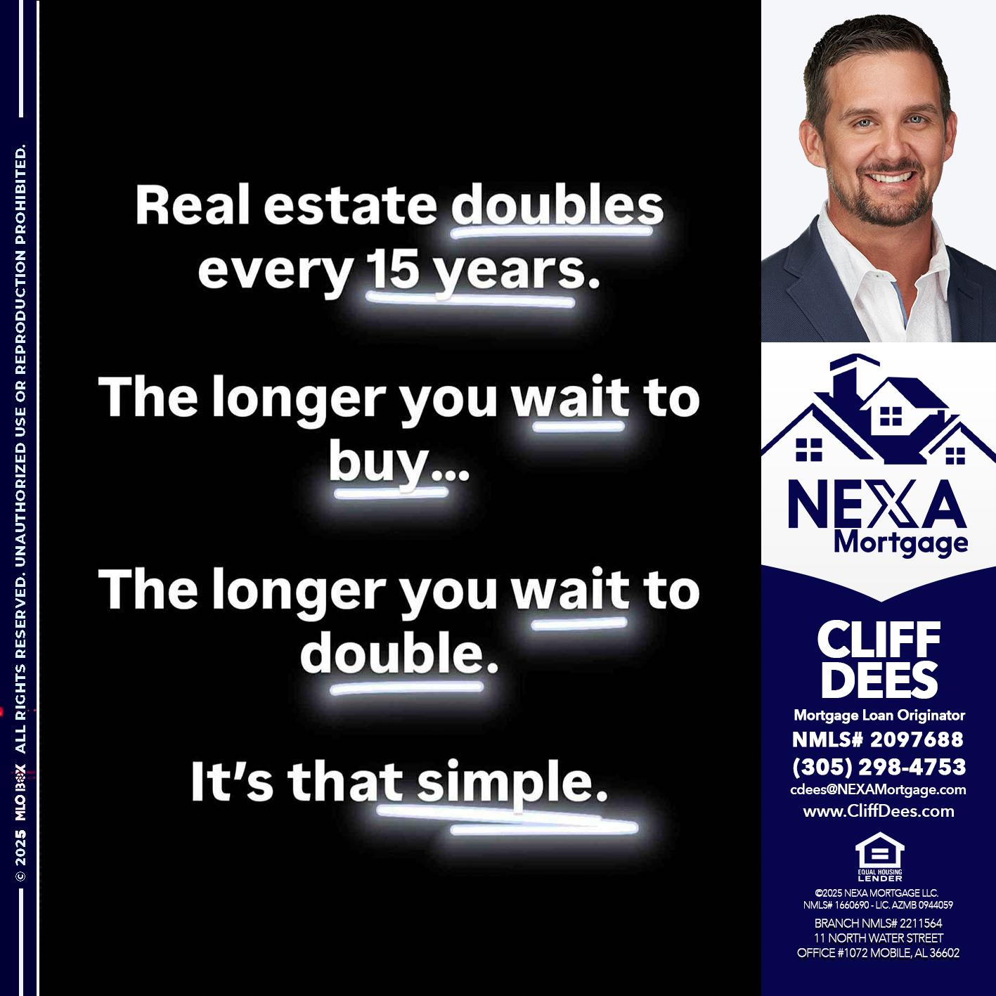 REAL ESTATE - Cliff Dees -Mortgage Loan Originator