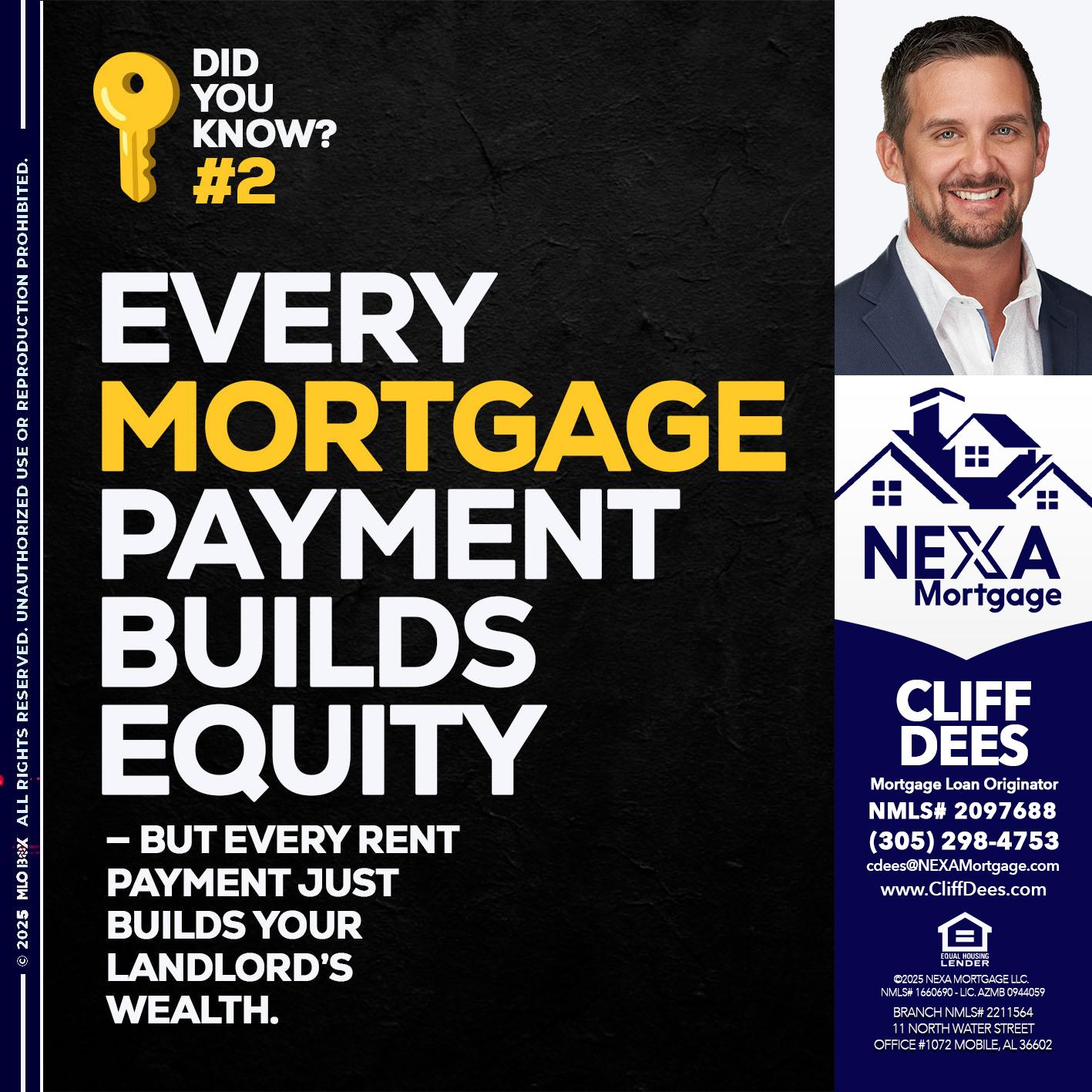DID YOU KNOW? - Cliff Dees -Mortgage Loan Originator