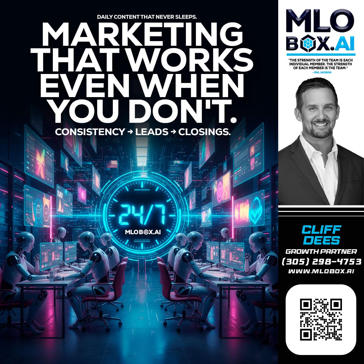 MARKETING THAT WORKS - Cliff Dees -Mortgage Loan Originator