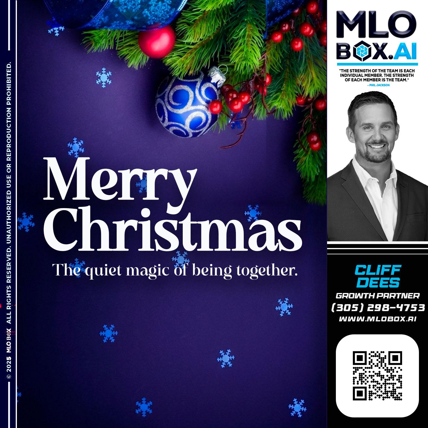 merry christmas - Cliff Dees -Mortgage Loan Originator