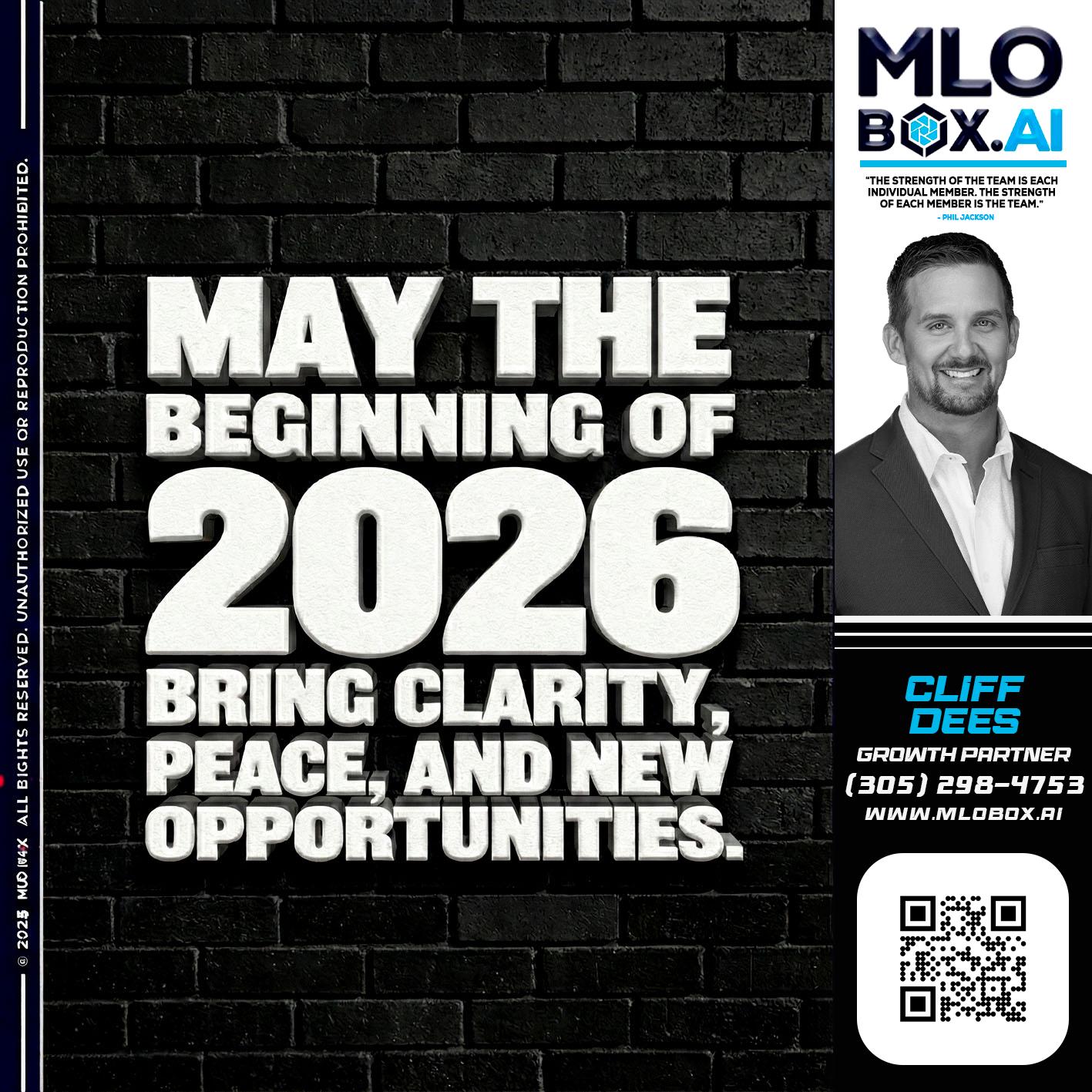 MAY THE 2026 - Cliff Dees -Mortgage Loan Originator