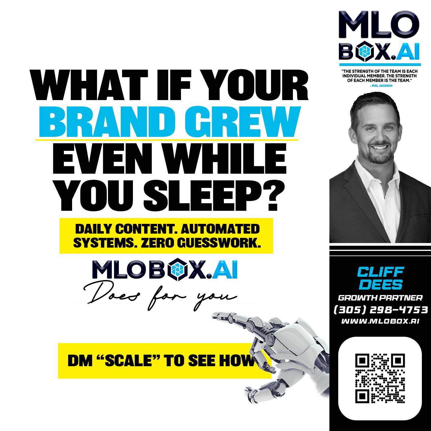 WHAT IF YOUR BRAND GREW - Cliff Dees -Mortgage Loan Originator
