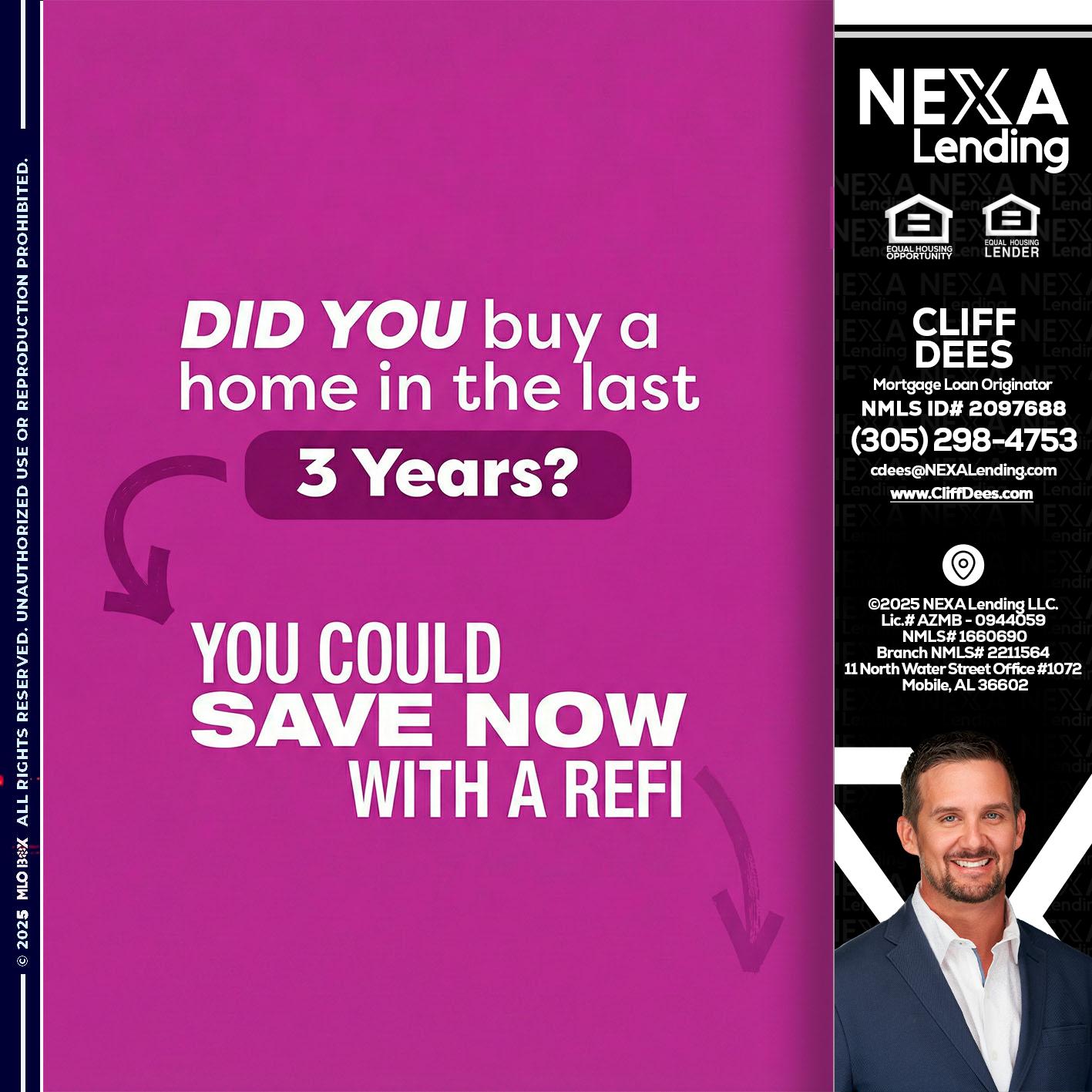did you - Cliff Dees -Mortgage Loan Originator