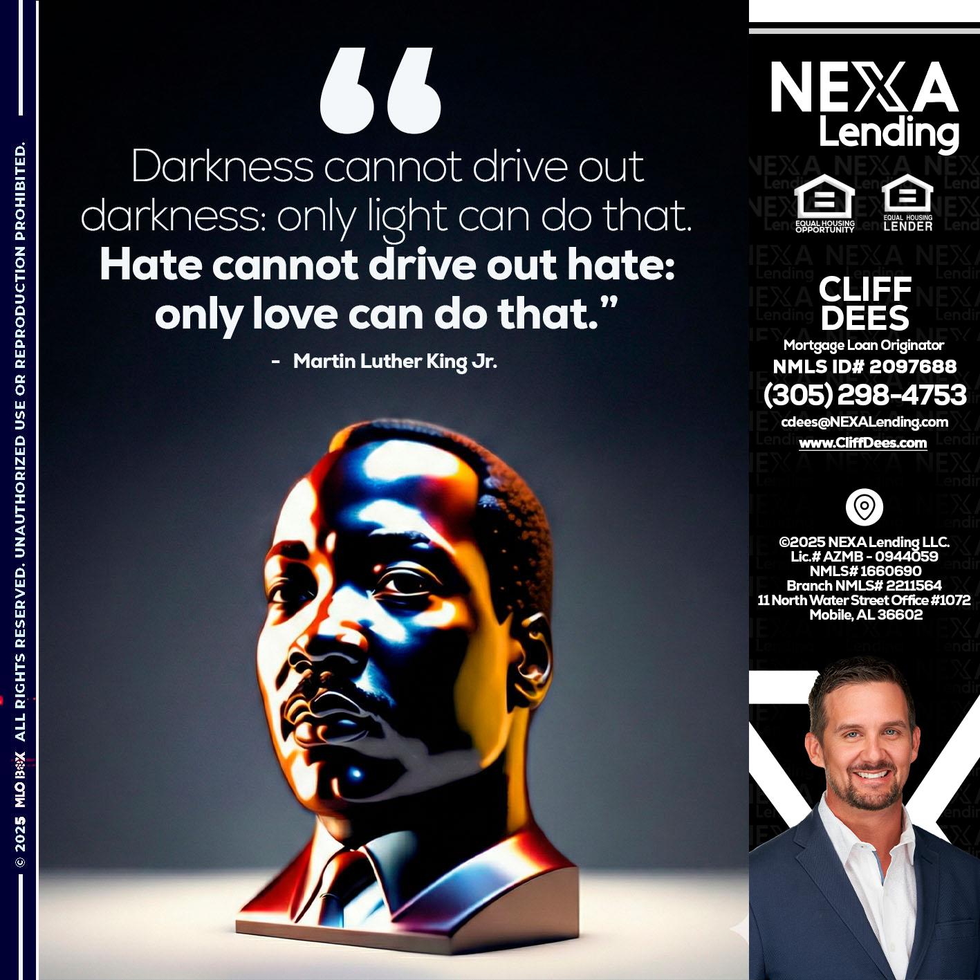 MLK 2026 - Cliff Dees -Mortgage Loan Originator