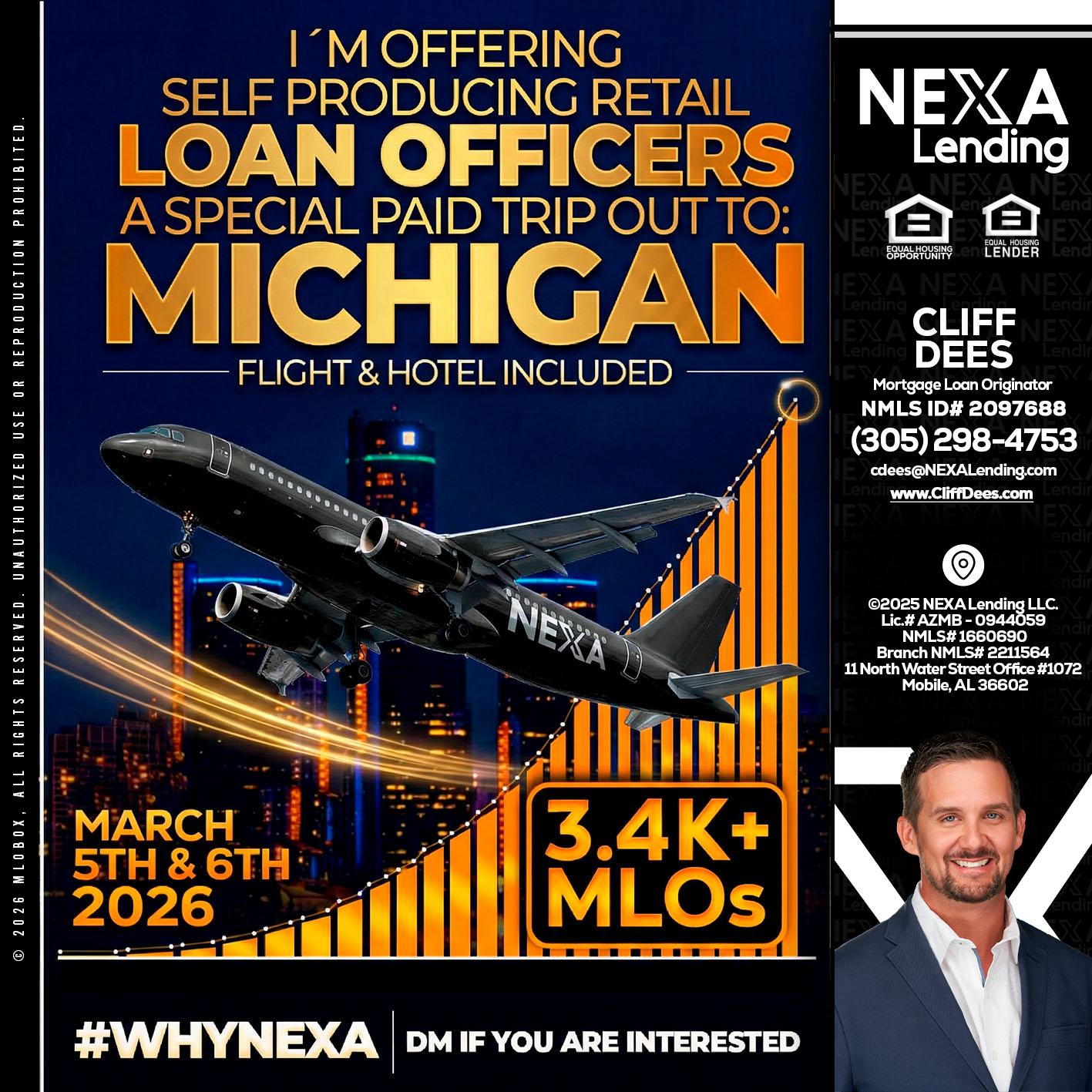 MICHIGAN - Cliff Dees -Mortgage Loan Originator