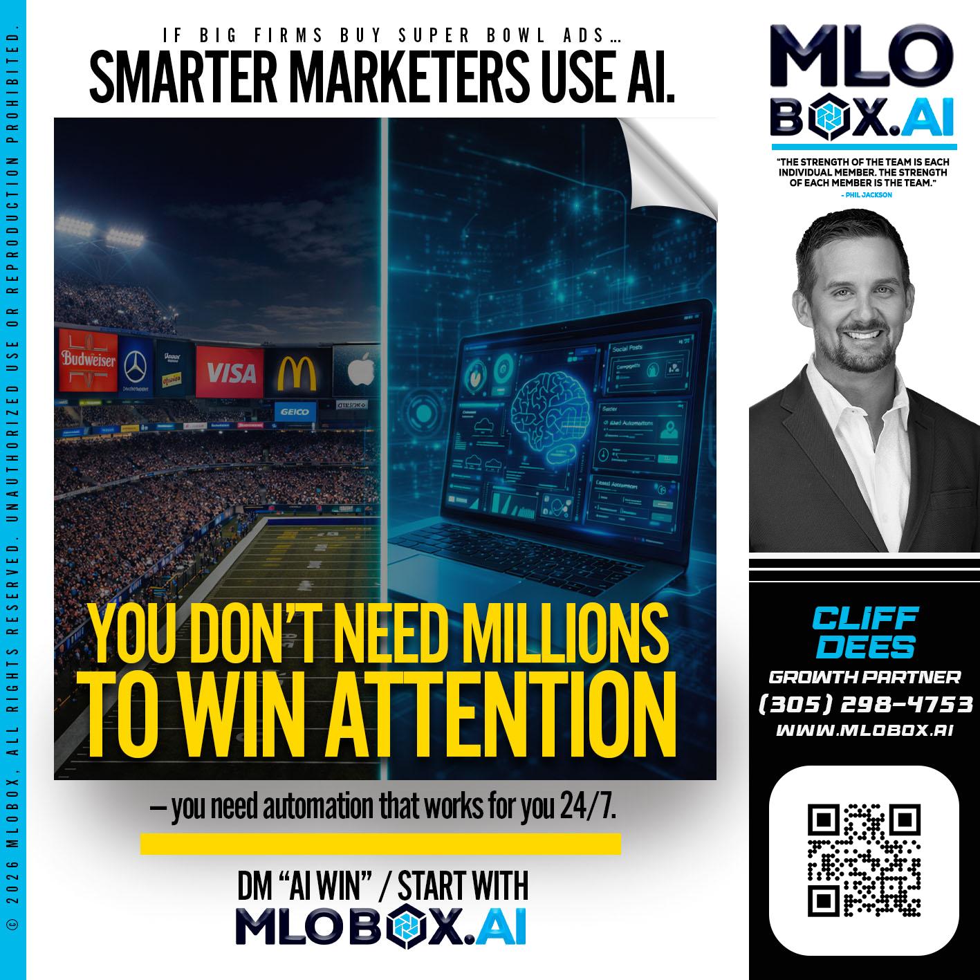 you don't need - Cliff Dees -Mortgage Loan Originator