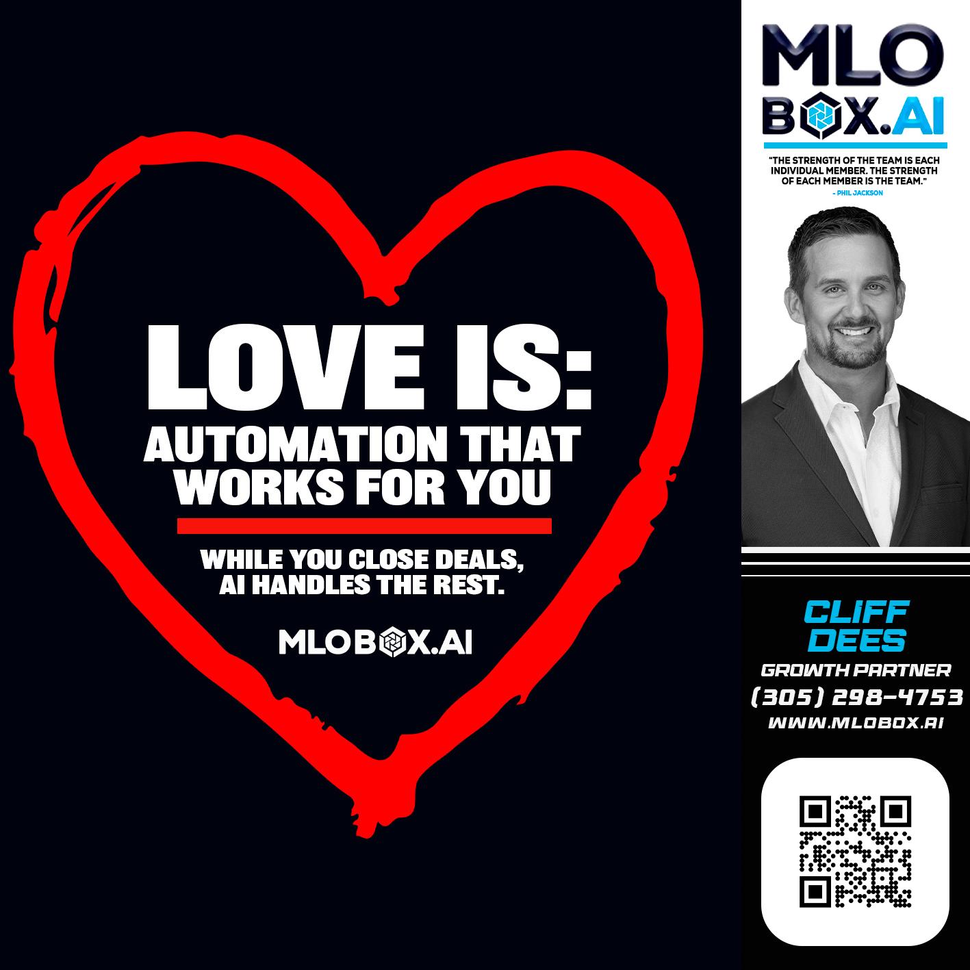 love is - Cliff Dees -Mortgage Loan Originator
