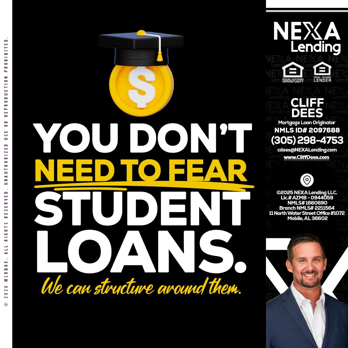 YOU DONT NEED - Cliff Dees -Mortgage Loan Originator