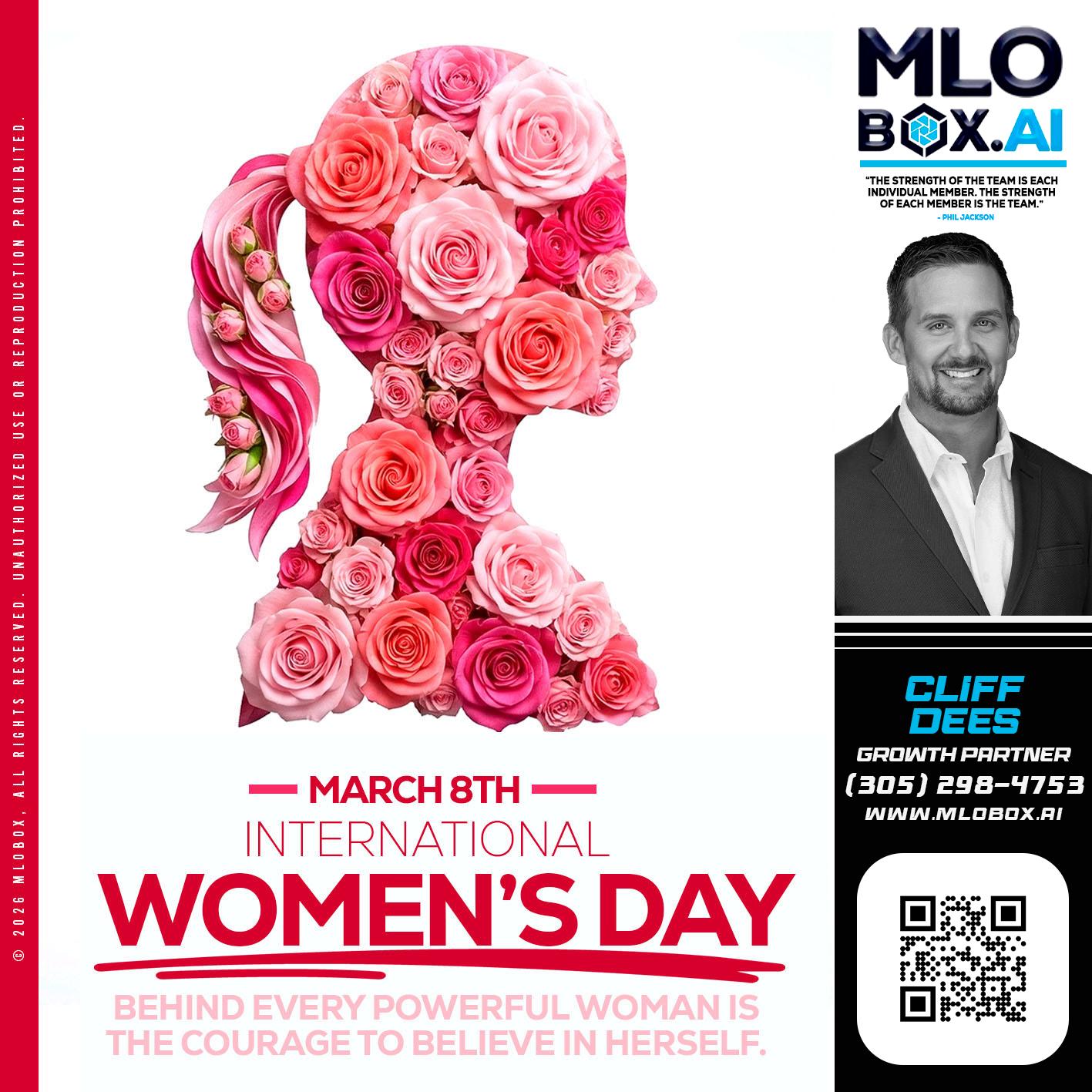 MARCH 8TH - Cliff Dees -Mortgage Loan Originator