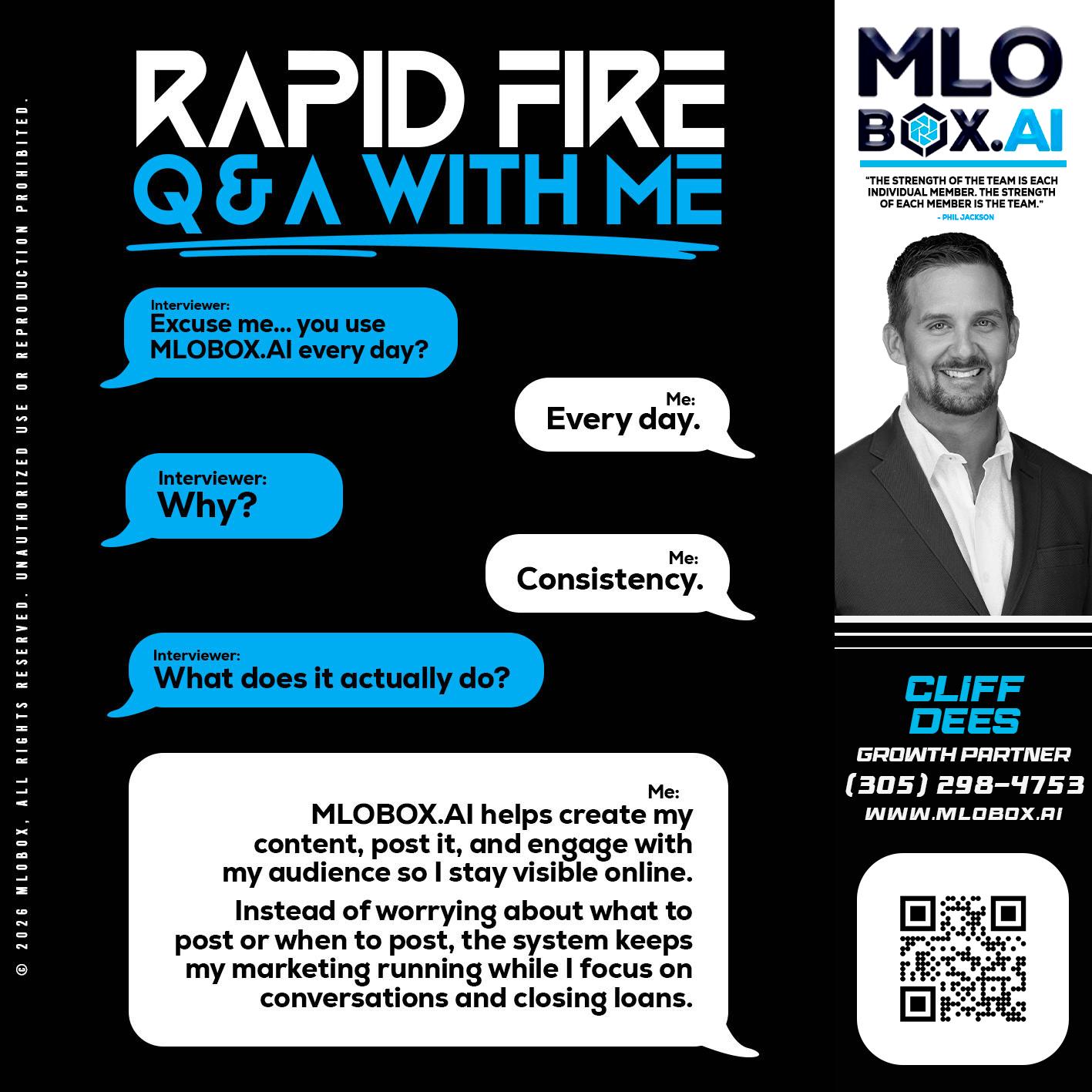 RAPID Q&A - Cliff Dees -Mortgage Loan Originator