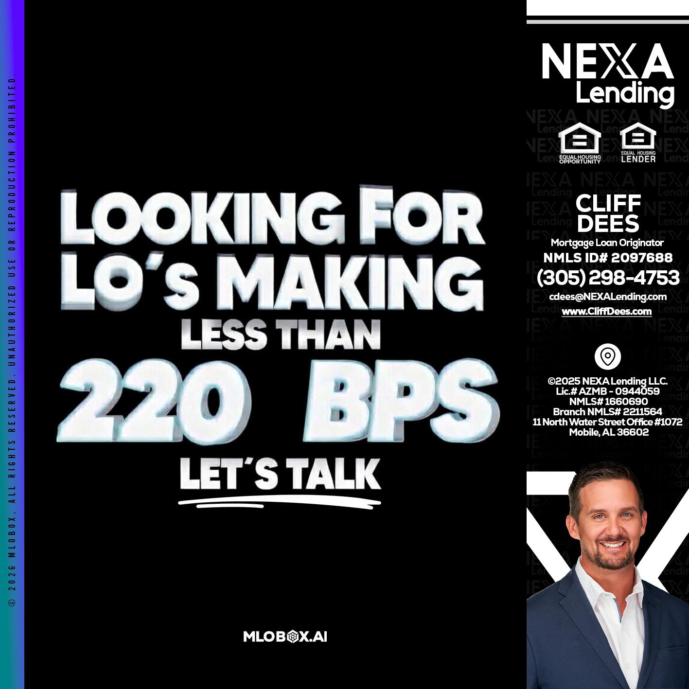 LOOKING FOR - Cliff Dees -Mortgage Loan Originator