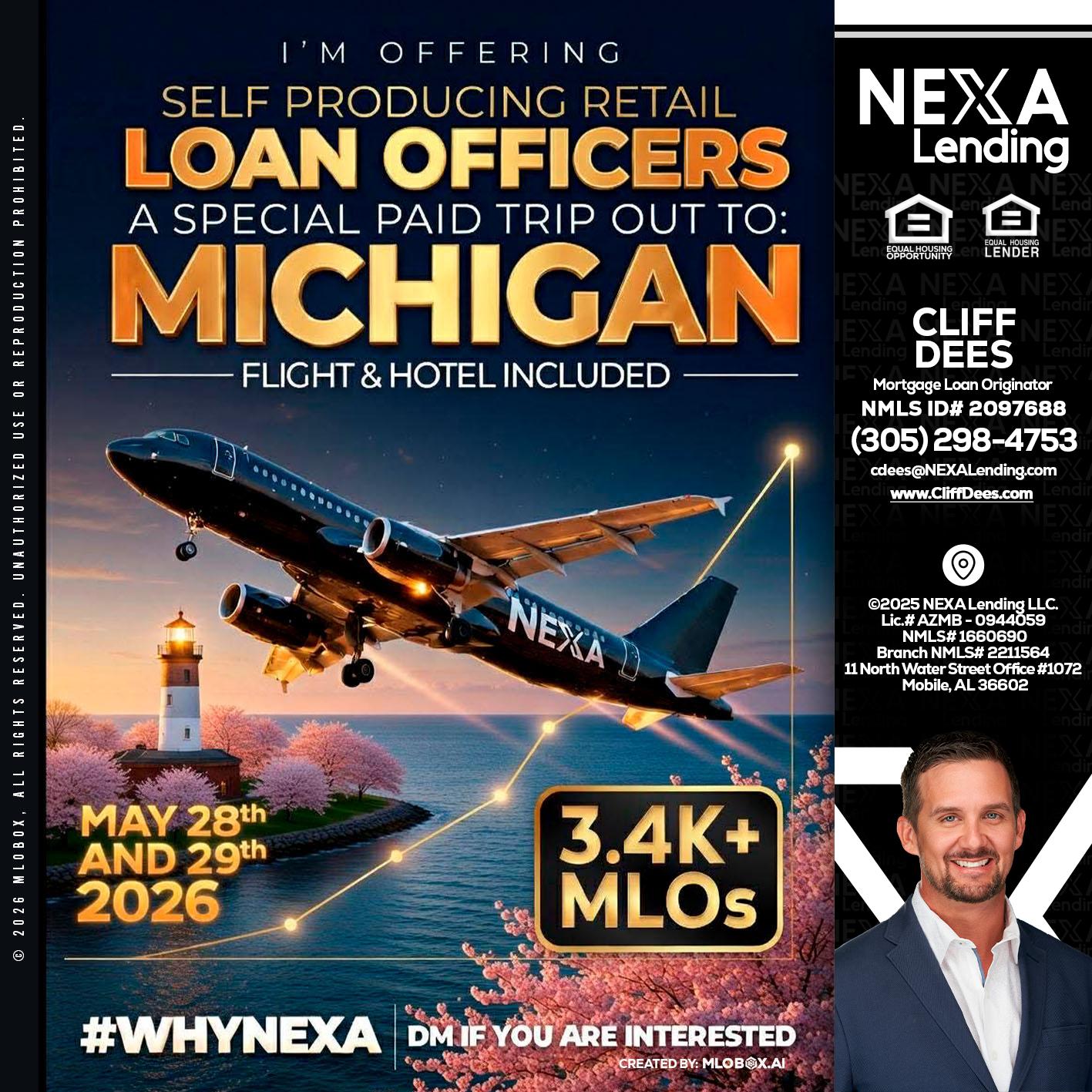MICHIGAN TRIP - Cliff Dees -Mortgage Loan Originator