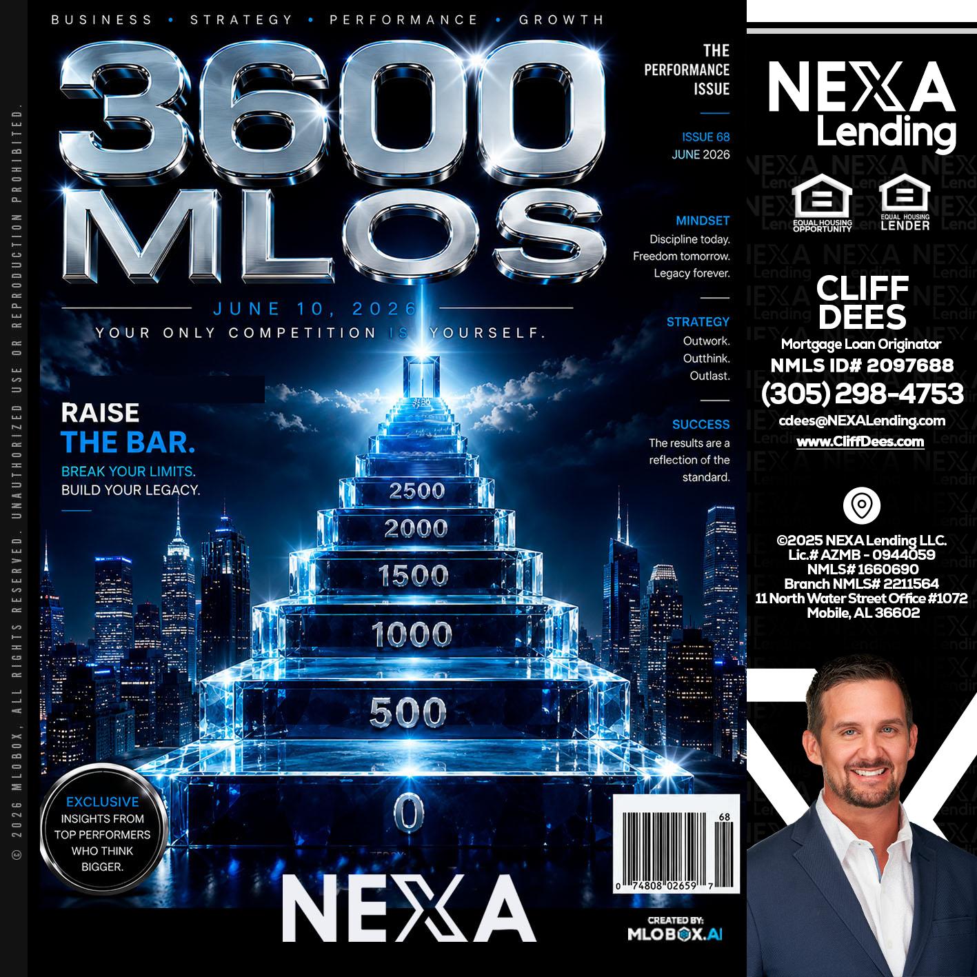 3600 MLOs - Cliff Dees -Mortgage Loan Originator