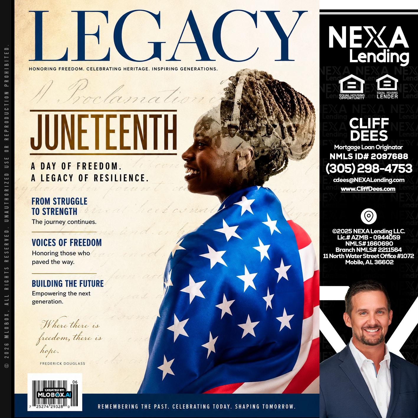 LEGACY - Cliff Dees -Mortgage Loan Originator