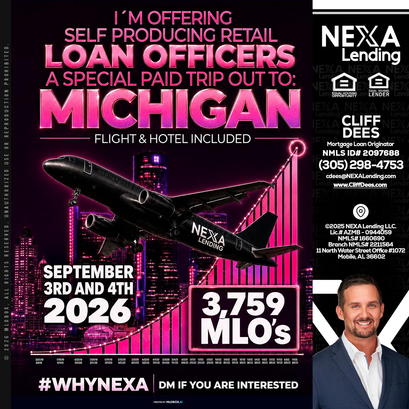 MICHIGAN TRIP - Cliff Dees -Mortgage Loan Originator